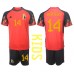 Belgien Dries Mertens #14 Replika Babykläder Hemma matchkläder barn VM 2022 Korta ärmar (+ Korta byxor)